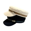 Nuevo estilo top plano república de viento cinturón hebilla cornija curva sombrero algodón transpirable casual al aire libre pato sombrero moda personalidad tendencia Application Scenario